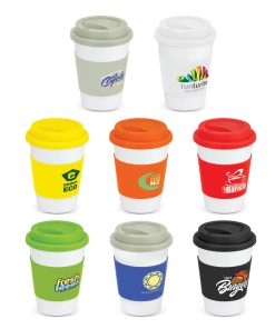 350ml Ceramic Coffee Cup With Logo