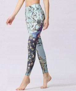 Yoga Pants High Waist Trainer Long Tights Push Up Running
