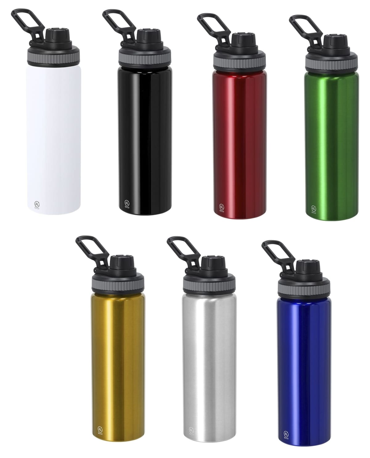 800ml Eco Recycled Aluminum Bottles - Image 2