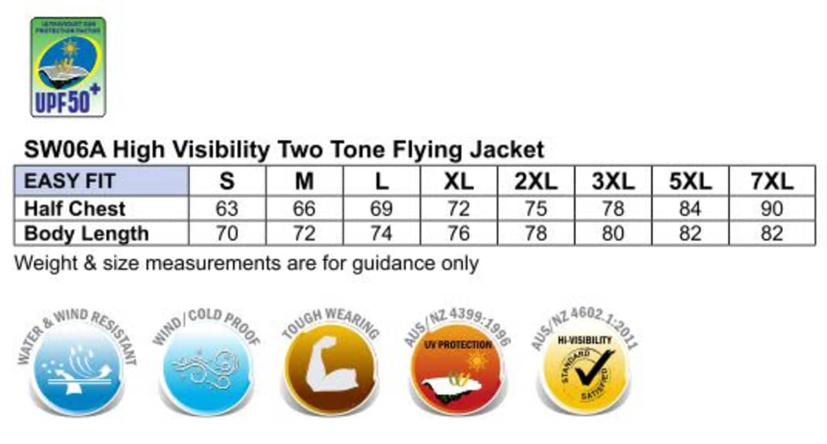 Hi-Vis Two Colour Flying Jacket - Image 4
